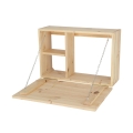 Wall-Mounted Cabinet with Folding Wood Shelf Promotion