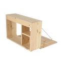 Wall-Mounted Cabinet with Folding Wood Shelf On Sale