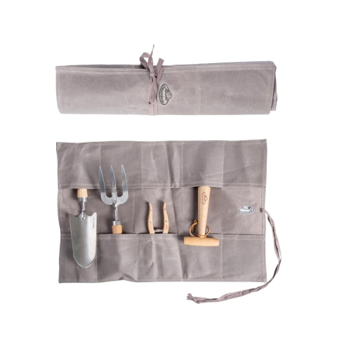 Roll-Up Garden Tool Holder in Waxed Canvas Promotion
