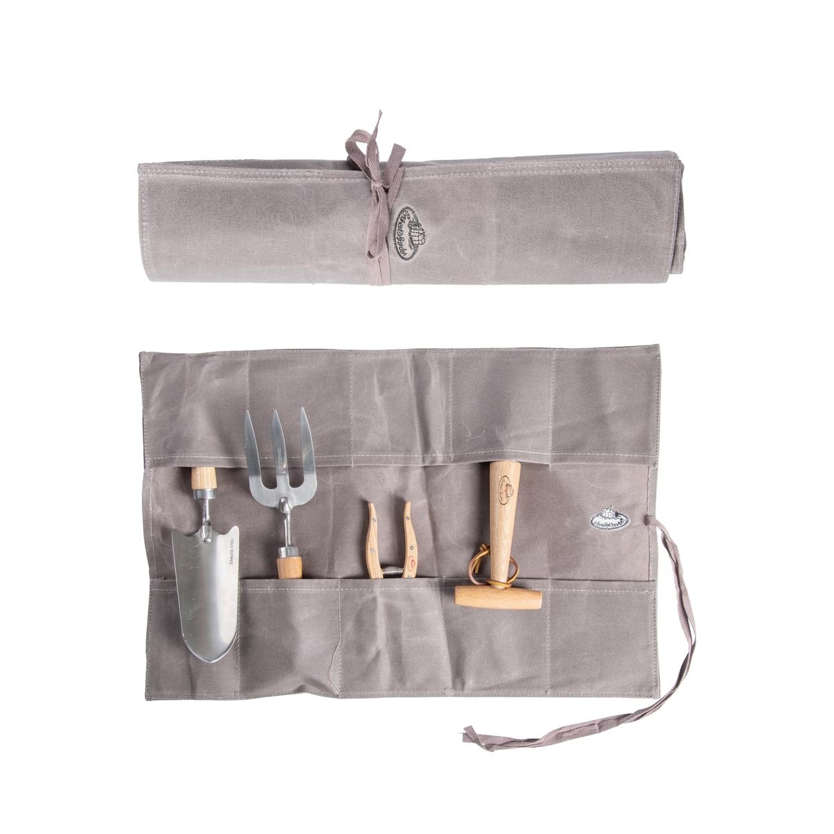 Roll-Up Garden Tool Holder in Waxed Canvas Promotion
