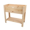 Natural Wood Raised Planter Box 80.5x37.3x78.2 cm Discounts
