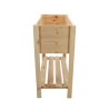 Natural Wood Raised Planter Box 80.5x37.3x78.2 cm Catalog