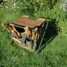 Folding Stool with Garden Tool Bag On Sale