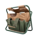 Folding Stool with Garden Tool Bag Discounts