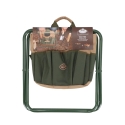 Folding Stool with Garden Tool Bag Model