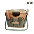 Folding Stool with Garden Tool Bag Promotion