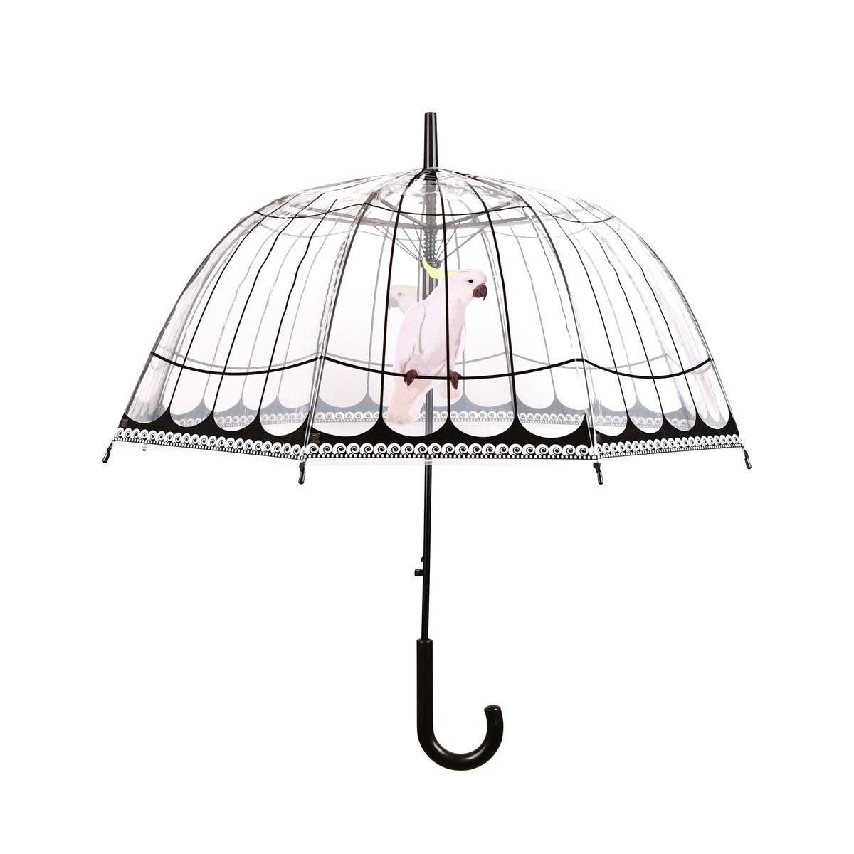 Decorative Transparent Dome Umbrella with Parrot Design Promotion