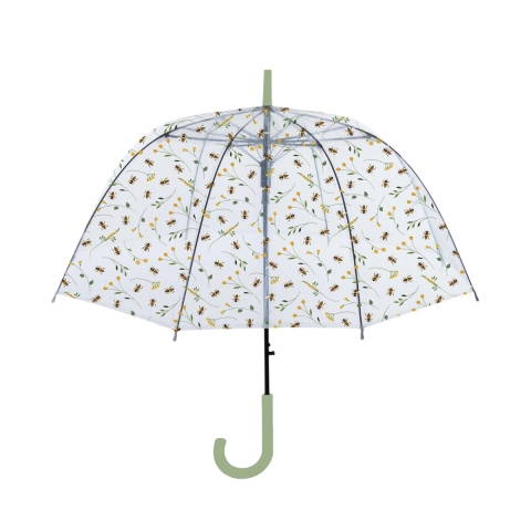 Transparent Umbrella with Bee and Flower Print Promotion