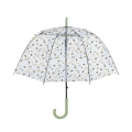 Transparent Umbrella with Bee and Flower Print Promotion