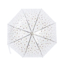 Transparent Umbrella with Bee and Flower Print Offers