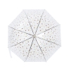 Transparent Umbrella with Bee and Flower Print Offers