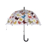 Transparent Umbrella with Colorful Butterfly Print Promotion