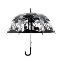 Transparent Umbrella with Forest and Deer Pattern Promotion