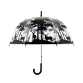 Transparent Umbrella with Forest and Deer Pattern Promotion