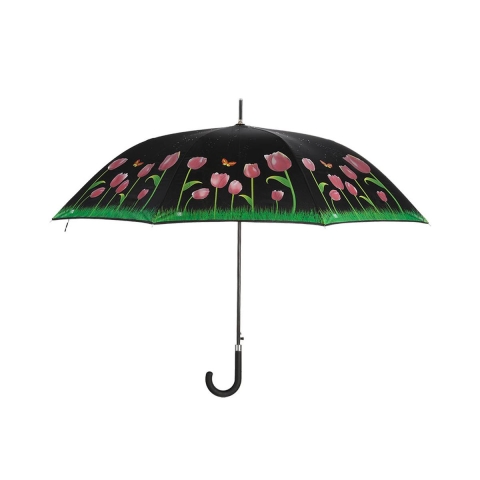 Color-Changing Tulip Umbrella for Rain Promotion