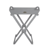 Foldable Garden Table with Grey Wood Tray Promotion