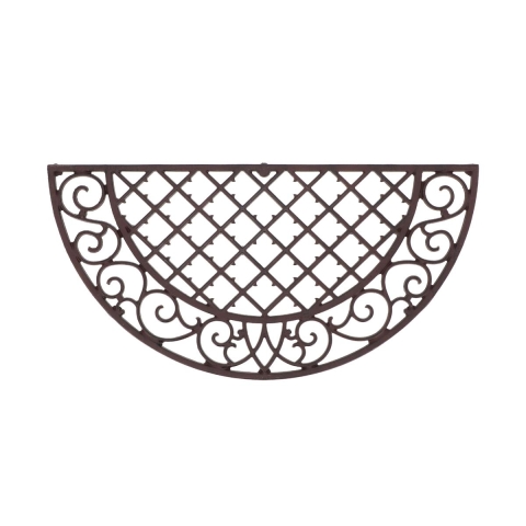 Decorative Cast Iron Semi-Circular Classic Style Door Mat Promotion