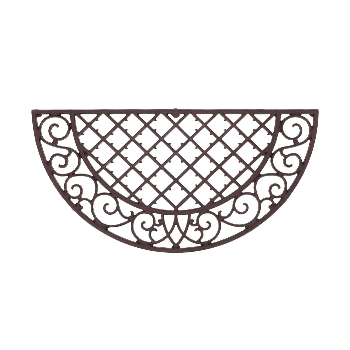 Decorative Cast Iron Semi-Circular Classic Style Door Mat Promotion