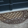 Decorative Cast Iron Semi-Circular Classic Style Door Mat On Sale