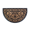 Classic Style Semicircular Entrance Doormat in Rubber and Coir Promotion