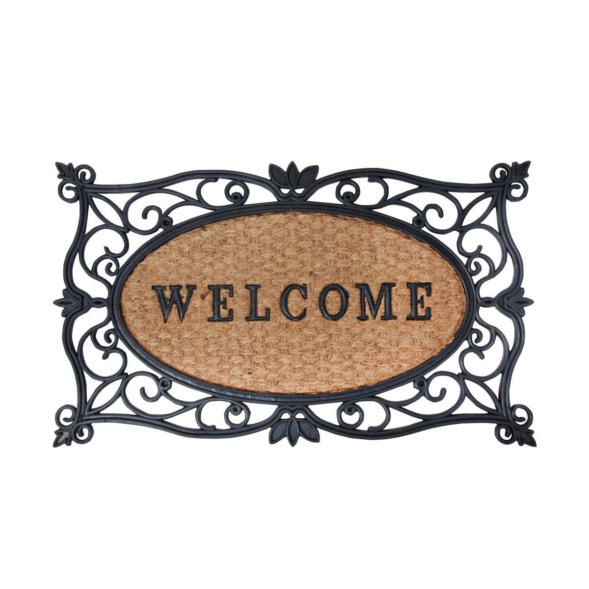 Elegant Coir and Rubber Welcome Doormat Promotion