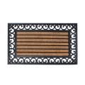 Victorian Classic Rectangle Doormat in Rubber and Coir, 75.2x25.2cm Promotion