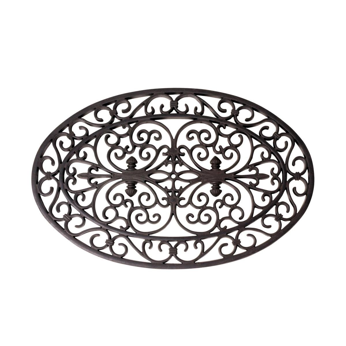 Victorian Style Oval Rubber Entry Mat Promotion
