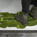Decorative Crocodile-Shaped Entryway Doormat Sale