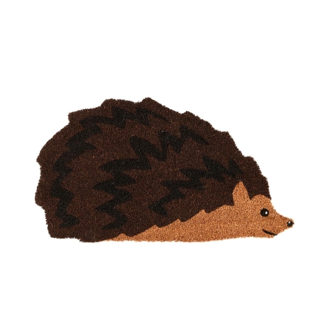 Decorative Hedgehog-Shaped Coir Doormat Promotion