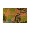Tropical Leaf Design Coir Fiber Doormat Promotion