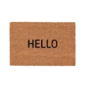 Coco Fiber Entrance Doormat with "Hello" Text Promotion
