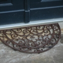 Elegant Classic Style Half-Circle Entryway Doormat On Sale