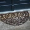 Elegant Classic Style Half-Circle Entryway Doormat On Sale