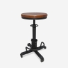 Helix Vintage Industrial Style Adjustable Screw Bar Stool Promotion