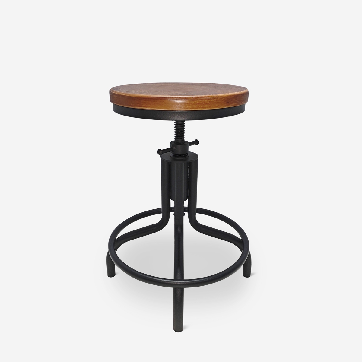 Skape Industrial Style Adjustable Screw Bar Kitchen Stool Promotion