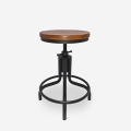 Skape Industrial Style Adjustable Screw Bar Kitchen Stool Promotion