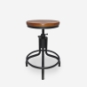 Skape Industrial Style Adjustable Screw Bar Kitchen Stool Promotion