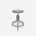 Skape Industrial Style Adjustable Screw Bar Kitchen Stool Sale