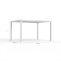 Trinidad Manual 3x4m Aluminum Bioclimatic Garden Pergola 