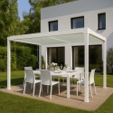 Trinidad Manual 3x4m Aluminum Bioclimatic Garden Pergola Model
