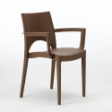Polypropylene chairs with armrests for bar and restaurant Paris Arm Grand Soleil Offers