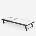 Set of 20 Rimini Aluminum Garden Loungers with Wheels Buy