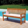 Lampedusa Teak Wood 3-Seater Garden Bench On Sale