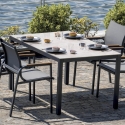 Outdoor Set with Glass Table and 4 Tarquinia Chairs Promotion