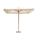 Seyram Rectangular Garden Umbrella 3x4 with Central Wooden Pole Promotion