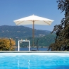 Garden Umbrella 3x3m Bamboo Central Pole Windproof Khumat On Sale