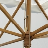 Garden Umbrella 3x3m Bamboo Central Pole Windproof Khumat Offers