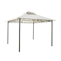 3x3 Garden Gazebo in Iron, Ecru Anthracite, Illinois Promotion
