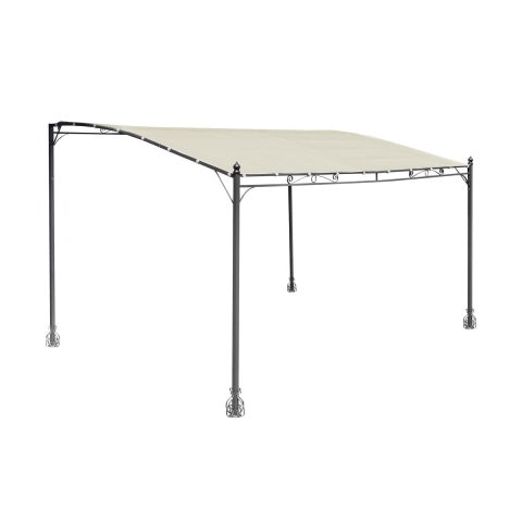 Kansas Wall-Mounted Iron Pergola 3x4m for Outdoors Promotion