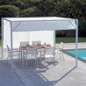 3x3 Garden Pergola with Sliding Roof Skroda On Sale